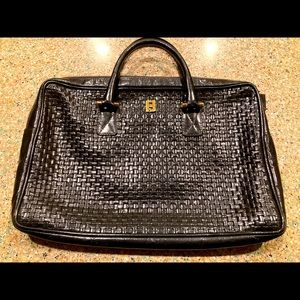 Black Leather Fendi Handbag